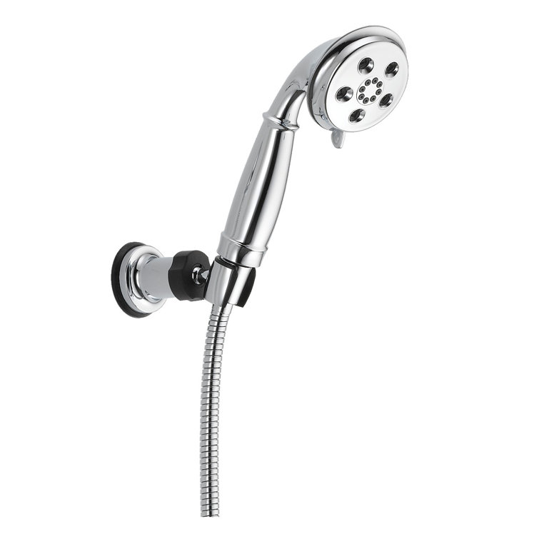 55433SS,RB,CZ Delta Universal Showering Components Massage/Jet Handheld Shower Head with